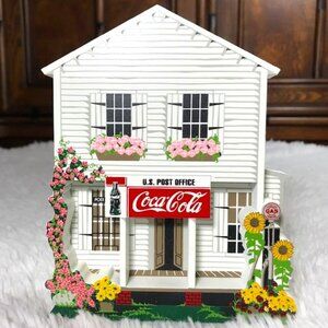 NWOT Vintage Coca-Cola Collectibles Wood 'Down Home Flavor' Standing Plaque